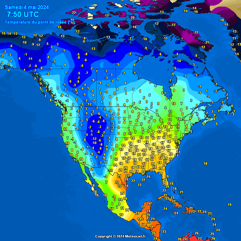 Temperature - point de rose