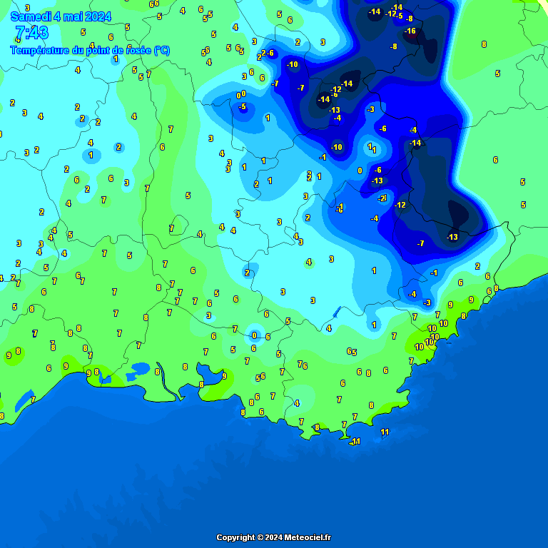 Temperature - point de rose