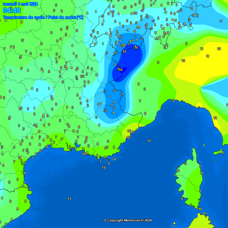 Temperature - point de rose