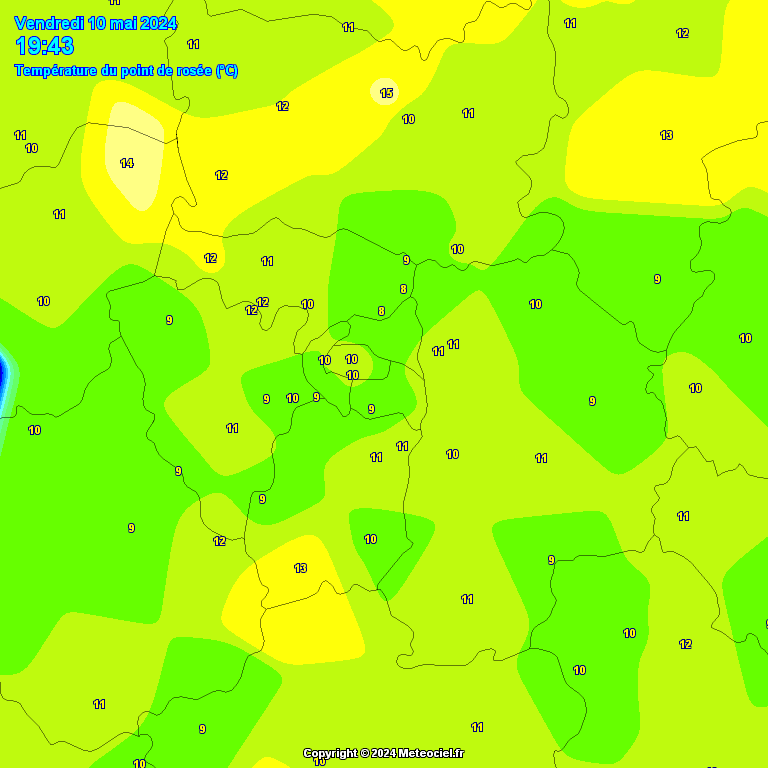 Temperature - point de rose