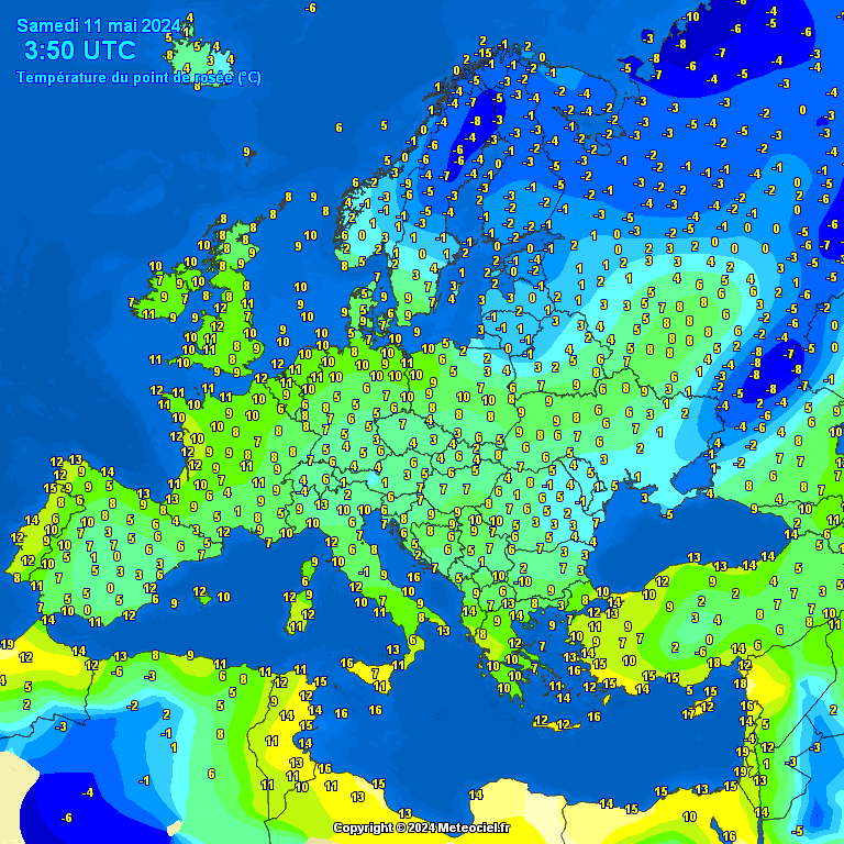 Temperature - point de rose