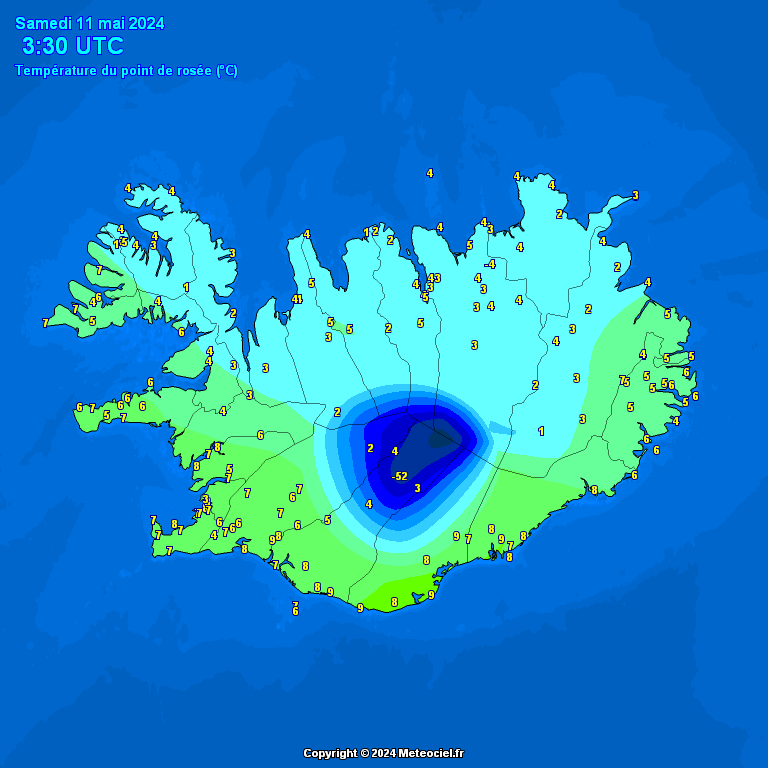 Temperature - point de rose