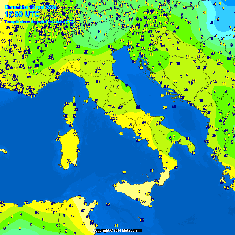 Temperature - point de rose