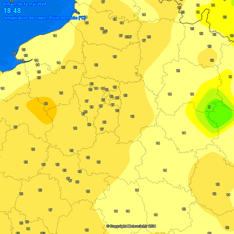 Temperature - point de rose